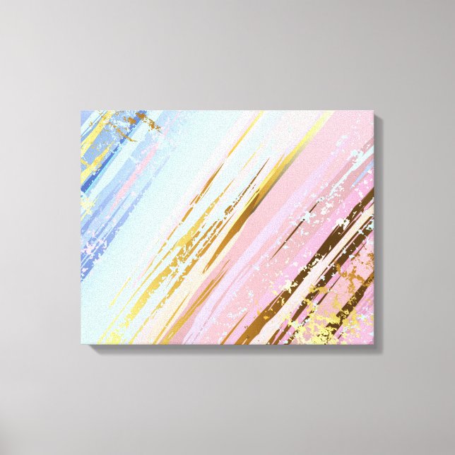 Textured Pink Background Canvas Print (Front)
