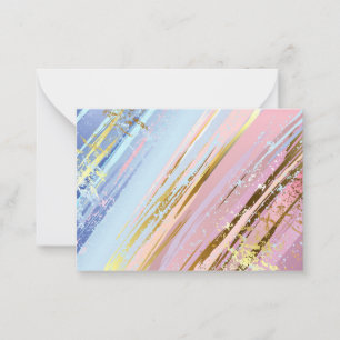 Textured Pink Background Card
