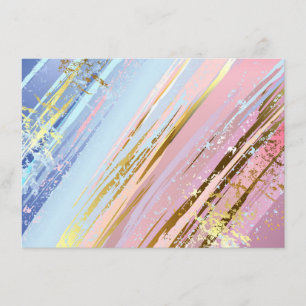 Textured Pink Background Enclosure Card