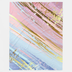 Textured Pink Background Fleece Blanket