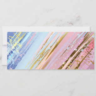 Textured Pink Background Holiday Card