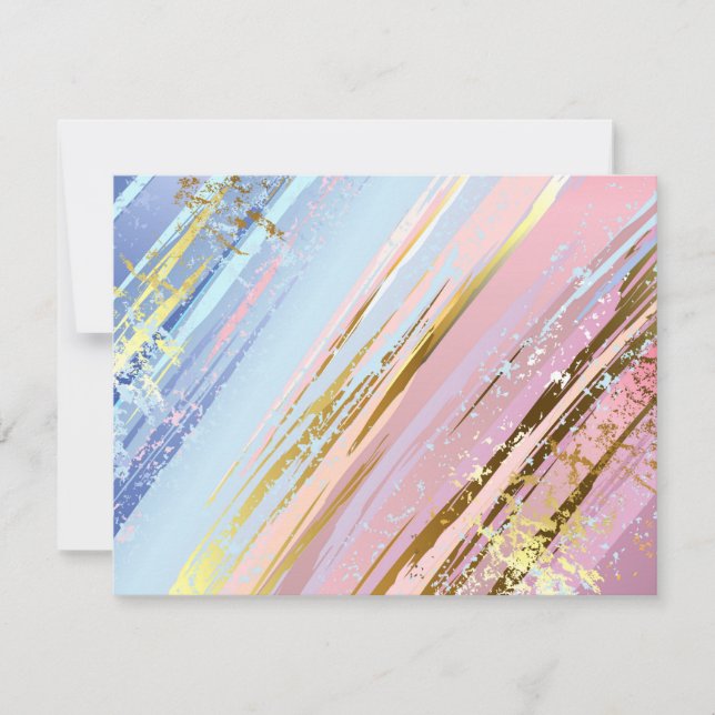 Textured Pink Background Holiday Card (Front)