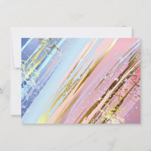 Textured Pink Background Holiday Card