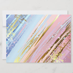 Textured Pink Background Invitation