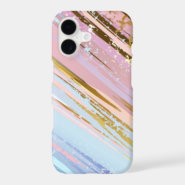 Textured Pink Background iPhone Case (Back)
