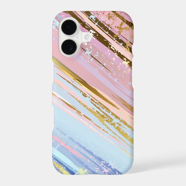 Textured Pink Background iPhone Case (Back)