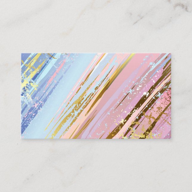 Textured Pink Background Loyalty Card (Front)