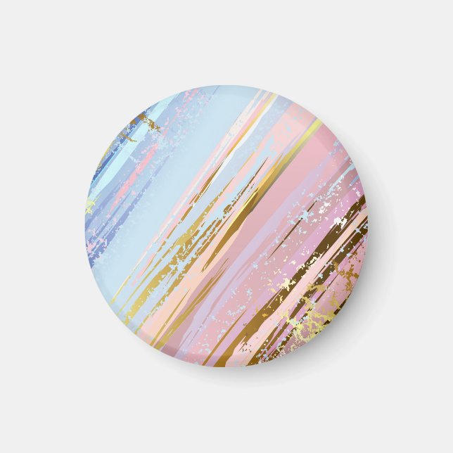 Textured Pink Background Magnet (Front)