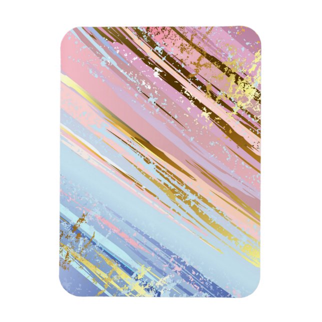 Textured Pink Background Magnet (Vertical)