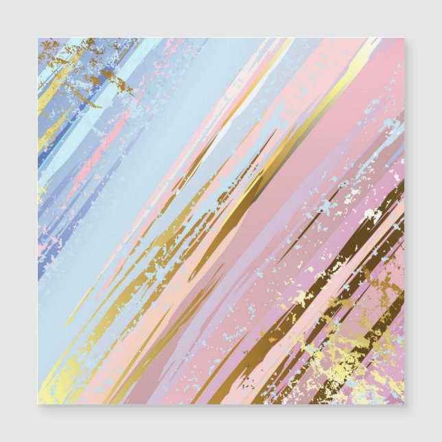 Textured Pink Background Magnetic Invitation (Front)