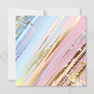 Textured Pink Background Magnetic Invitation