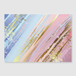 Textured Pink Background Magnetic Invitation