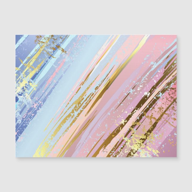 Textured Pink Background Magnetic Invitation (Front)