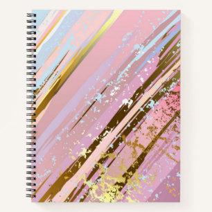 Textured Pink Background Notebook