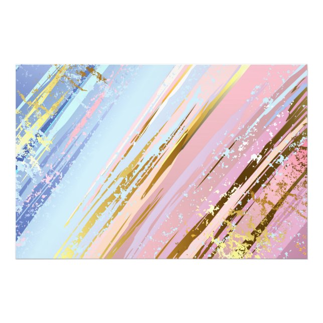 Textured Pink Background Photo Print (Front)