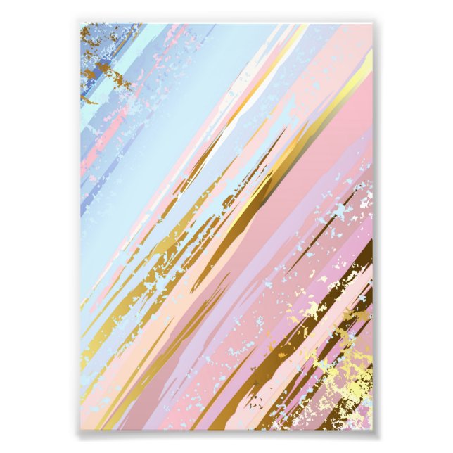 Textured Pink Background Photo Print (Front)