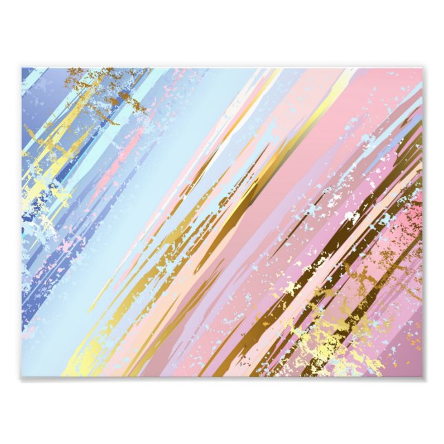 Textured Pink Background Photo Print (Front)