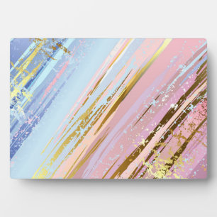 Textured Pink Background Plaque