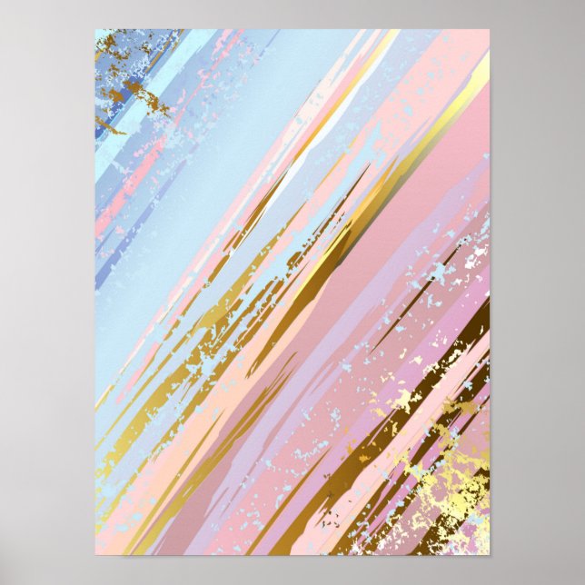 Textured Pink Background Poster (Front)