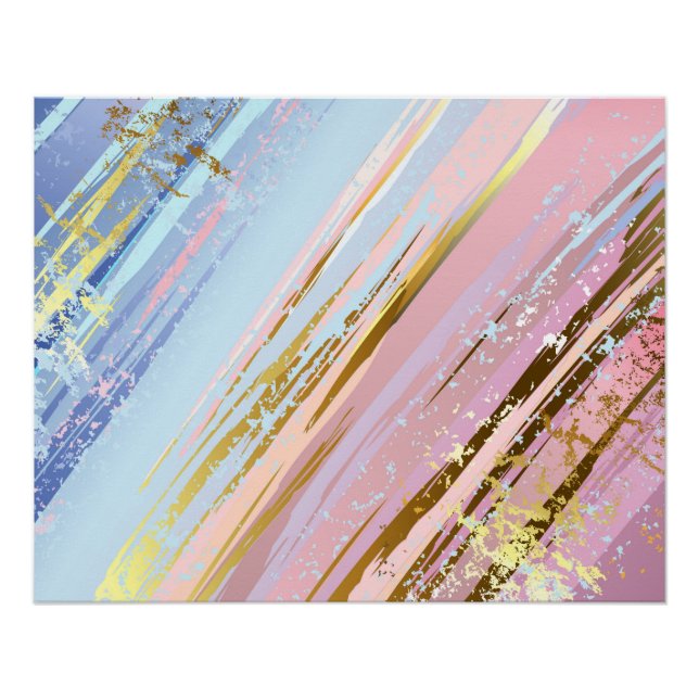 Textured Pink Background Poster (Front)