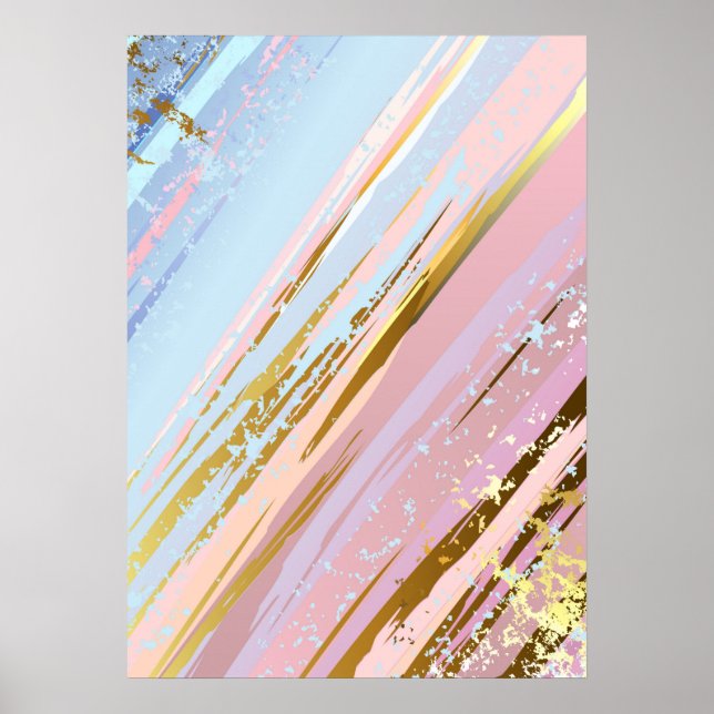 Textured Pink Background Poster (Front)