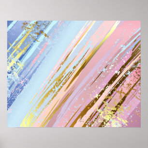 Textured Pink Background Poster