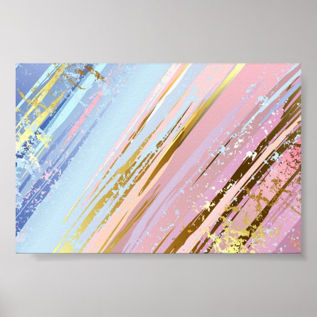 Textured Pink Background Poster (Front)
