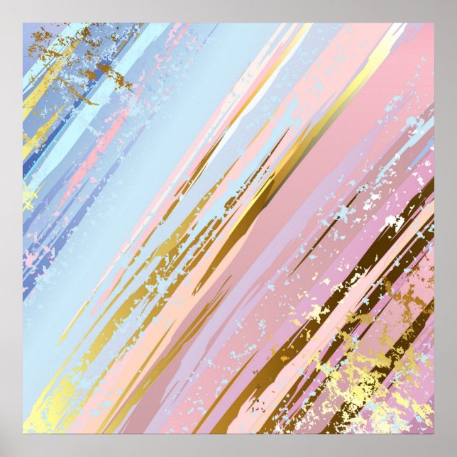 Textured Pink Background Poster (Front)
