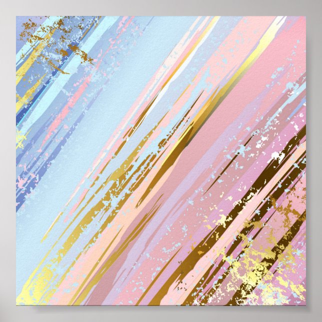 Textured Pink Background Poster (Front)