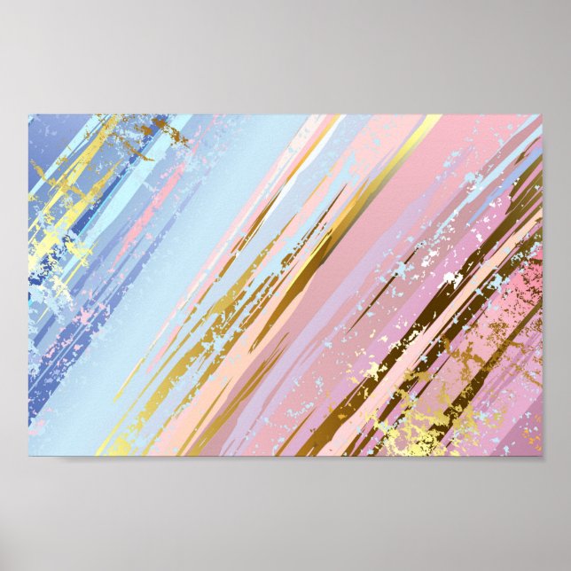 Textured Pink Background Poster (Front)