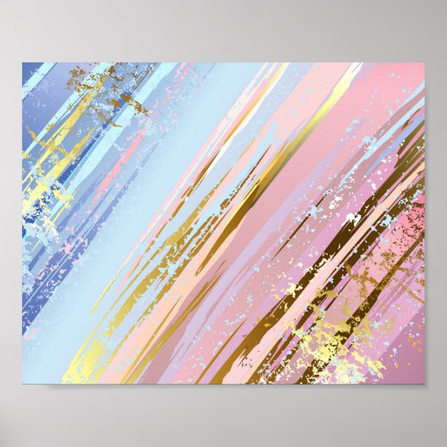 Textured Pink Background Poster (Front)