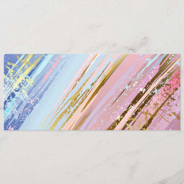 Textured Pink Background Programme (Front)