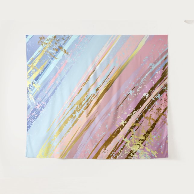 Textured Pink Background Tapestry (Front (Horizontal))