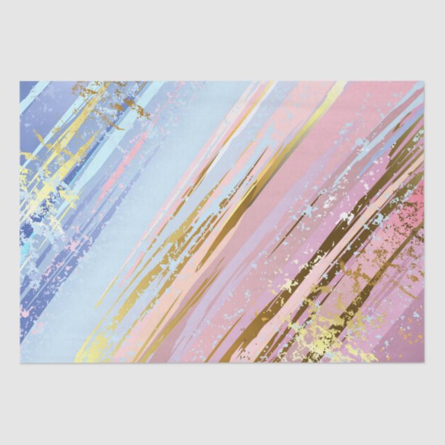 Textured Pink Background Tissue Paper (Front)