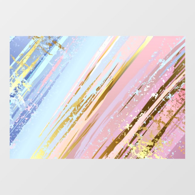 Textured Pink Background Window Cling (Sheet)