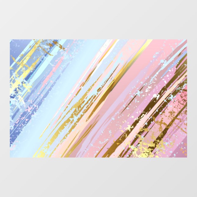 Textured Pink Background Window Cling (Sheet)