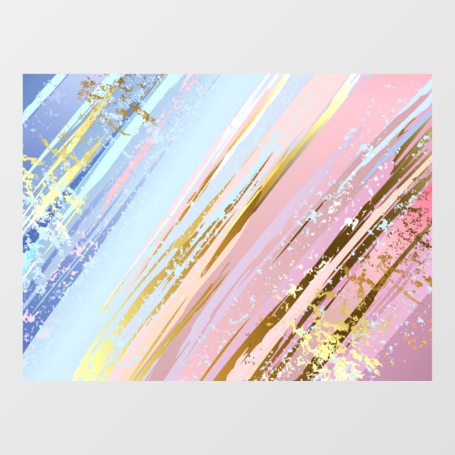 Textured Pink Background Window Cling (Sheet)