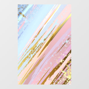 Textured Pink Background Window Cling