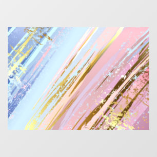 Textured Pink Background Window Cling