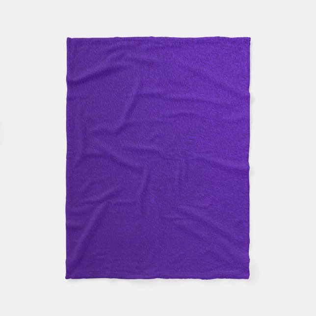 Textured Purple Fleece Blanket (Front)