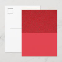 Textured Red Top Invitation Postcard – Customise