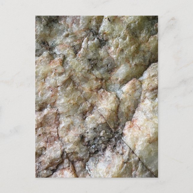 Textured Rock Surface Close-Up Postcard (Front)
