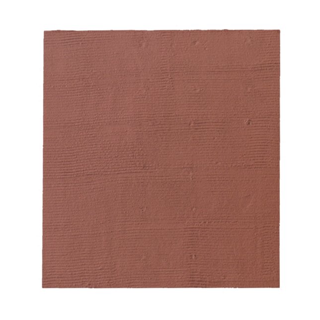 Textured rust coloured wall in San Francisco by ce Notepad (Front)