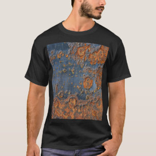 Textured rusted metal background. T-Shirt