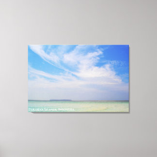 Textured Sandy Beach Coast Landscape Travel Photo Canvas Print