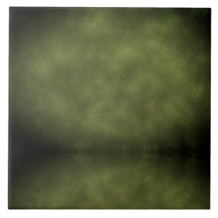 Textured Shades Of Greens - Ceramic Tile