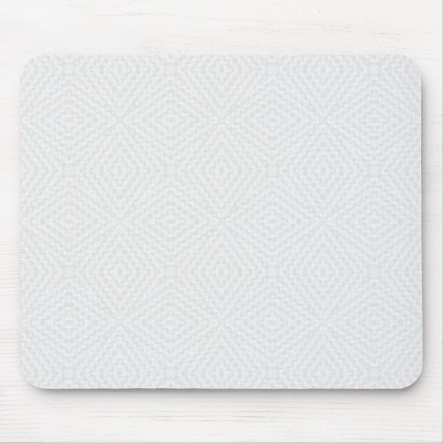 Textured solid white. mouse mat (Front)