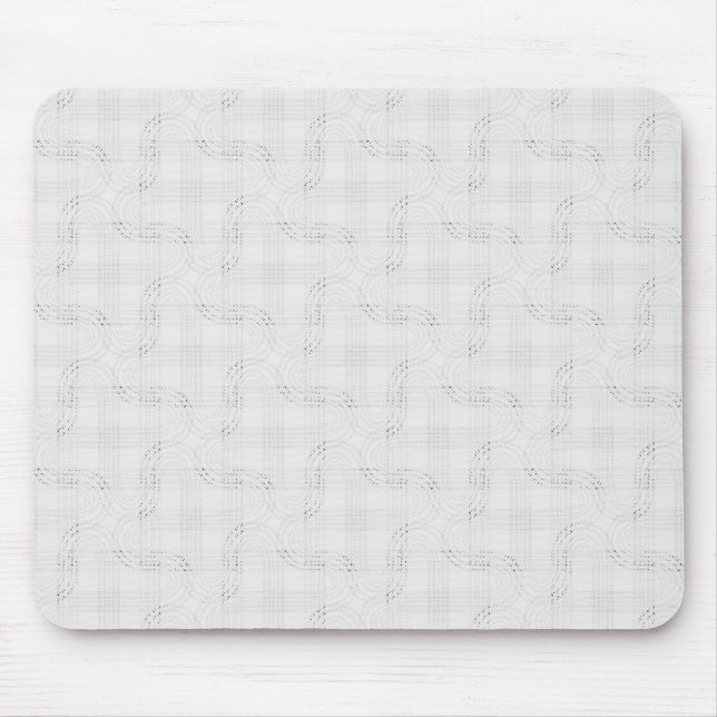 Textured solid white.  mouse mat (Front)