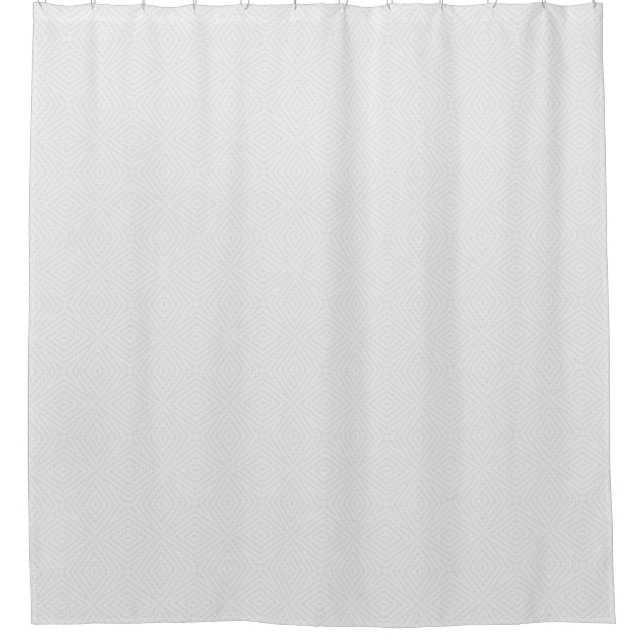 Textured solid white. shower curtain (Front)