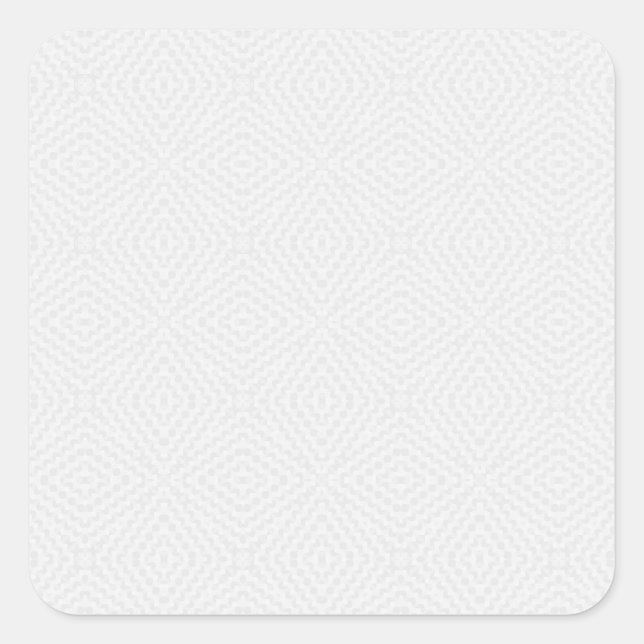 Textured solid white. square sticker (Front)
